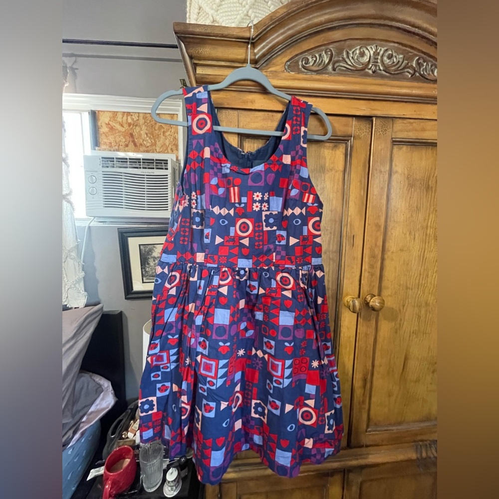 Modcloth sleeveless Dress XL. excellent condition 100 percent cotton